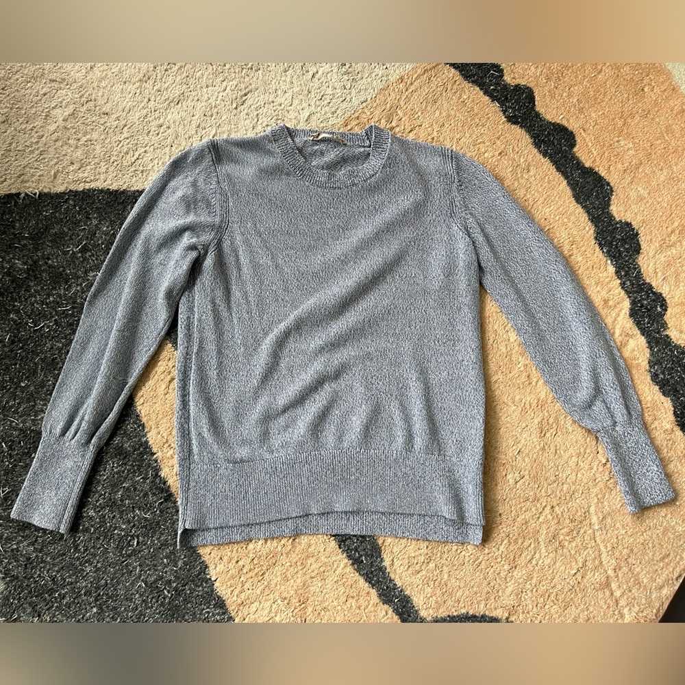 Everlane blue marled sweater